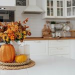 The concept of autumn, home comfort, hot drinks and warmth.